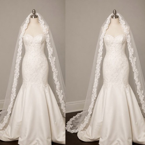 Strapless mermaid wedding - strapless,
